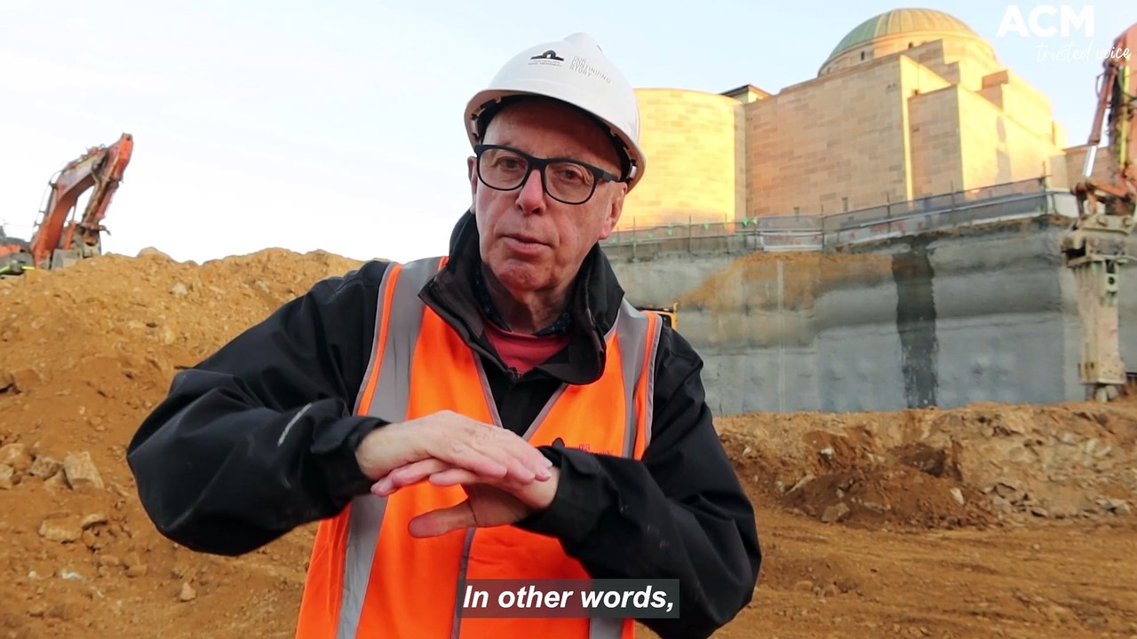 'The Pit' excavation site at the Australian War Memorial, Canberra | June 30, 2022 | Canberra Times
