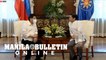 President Rodrigo Duterte welcomes President-elect Bongbong Marcos in Malacañang Palace