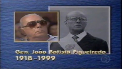 Jornal Nacional - A Morte do João Figueiredo (Globo 1999)