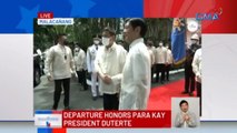 Outgoing President Rodrigo Duterte, umalis na sa Malacañang Palace
