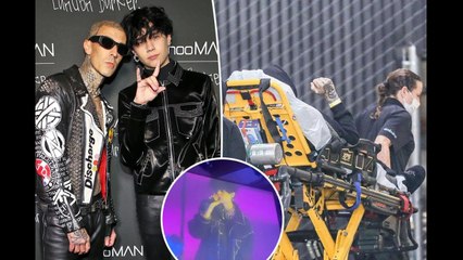 Travis Barker’s son Landon performs in NY with MGK amid dad’s