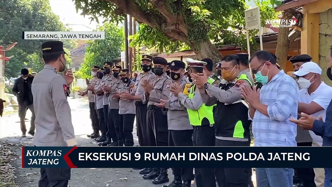 Eksekusi 9 Rumah Dinas Polda Jateng