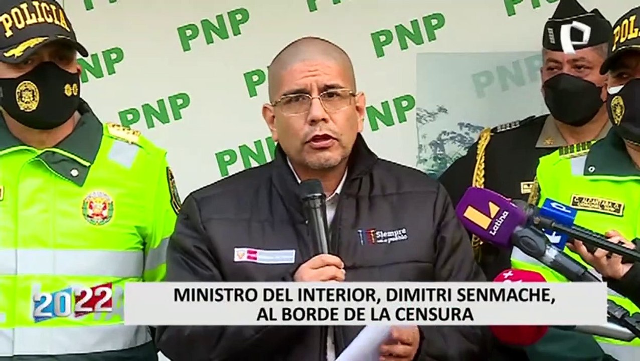 Mañana se debatirá moción de censura contra el ministro del Interior: bancadas a favor y en contra