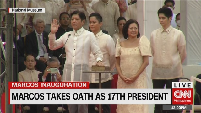 Marcos takes oath as 17th president | The Oath: The Presidential Inauguration