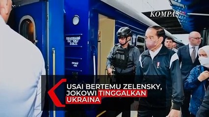 Usai Bertemu Zelensky, Jokowi Tinggalkan Ukraina Kembali ke Polandia