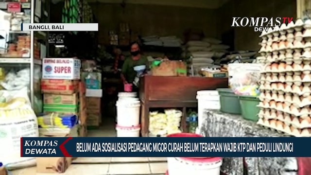 Pedagang Migor Belum Terapkan Wajib KTP & Peduli Lindungi