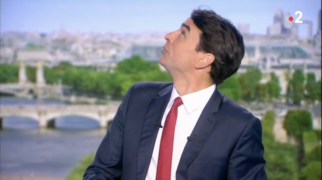 Un pigeon s'est incrusté sur le plateau : Julian Bugier perturbé lors de son JT de 13 Heures (VIDEO)