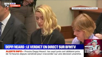 La réaction d'Amber Heard après sa condamnation pour diffamation à l'encontre de Johnny Depp