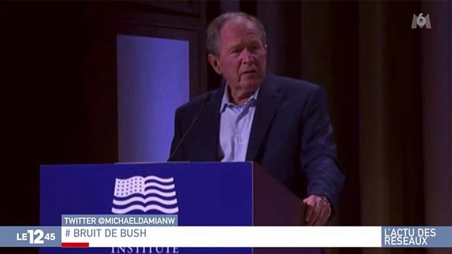 Zapping du 20/05 : L'embarrassant lapsus de George W. Bush