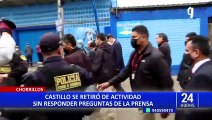 Día de San Pedro y San Pablo: Castillo compartió con pescadores y evito declarar a la prensa