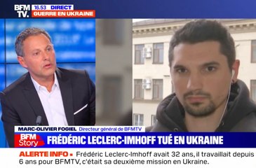 Le bouleversant hommage de Marc-Olivier Fogiel à Frédéric Leclerc-Imhoff