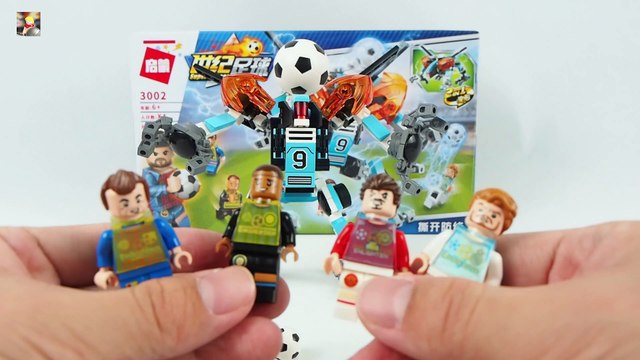 积木搭建：启蒙积木世纪足球3002撕开防线评测
