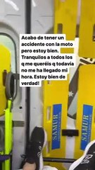 Pipi Estrada sufre un accidente de moto