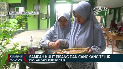 Video herunterladen: Sampah Kulit Pisang Dan Cangkang Telur Diolah Jadi Pupuk Cair