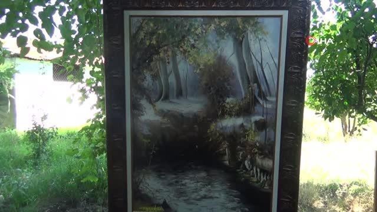 Şehrin gürültüsünden kaçıp köyüne yerleşti, yaptığı 3 boyutlu resimler Avrupa ülkelerinin gözdesi oldu