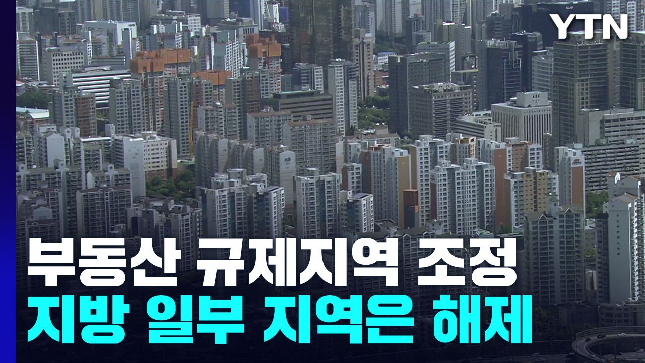 국토교통부, 규제지역 지정 일부 해제...서울·세종은 유지 / YTN