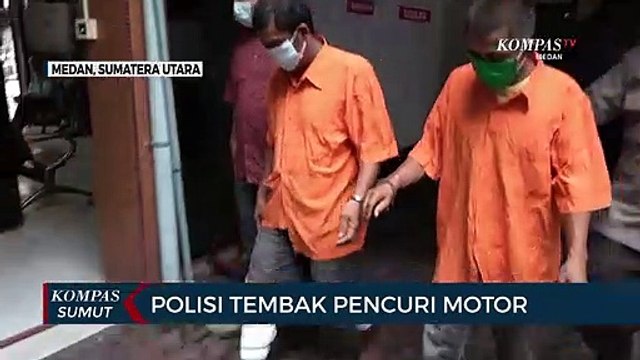 Polisi Tembak Maling Motor yang Sudah Beraksi 14 Kali di Medan