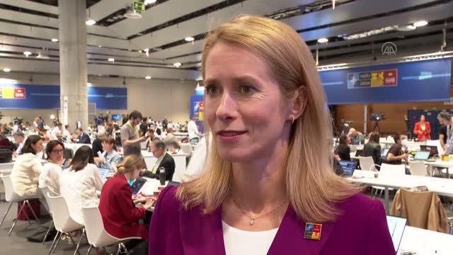 Estonya Başbakanı Kaja Kallas NATO Zirvesi'ni AA'ya değerlendirdi