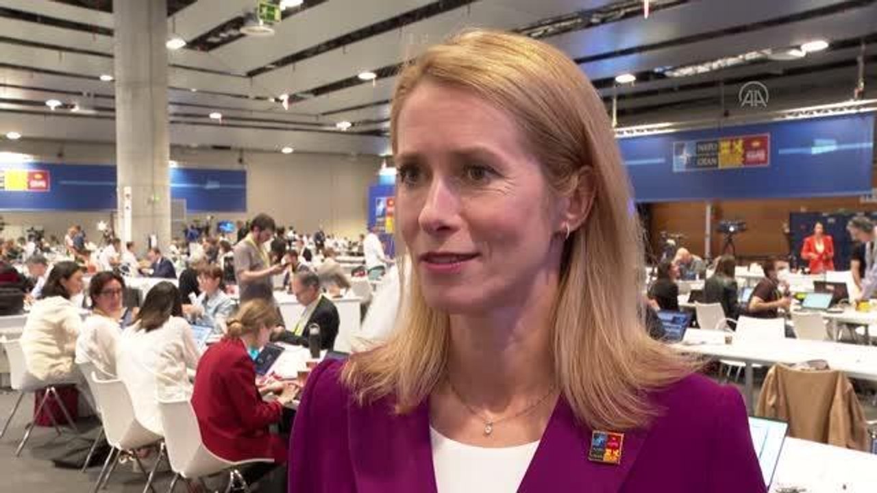 Estonya Başbakanı Kaja Kallas NATO Zirvesi'ni AA'ya değerlendirdi