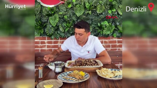 Denizli'de çöp şiş yeme yarışmasını kazanamayınca kapkaç yapmış