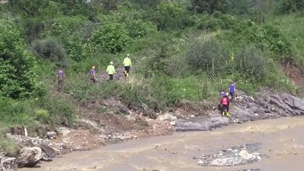 Sele kapılan operatörün bulunması için çalışmalar sürüyor