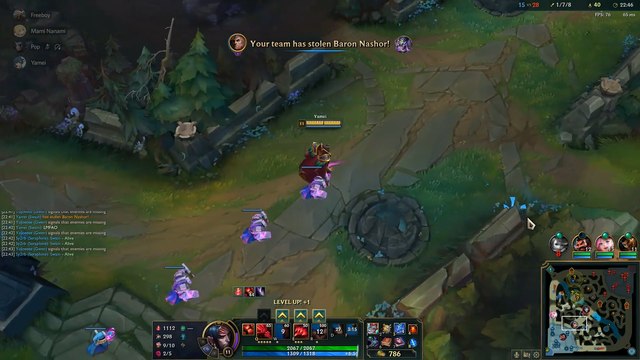 League of Legends: un improbable robo de Nashor con Swain