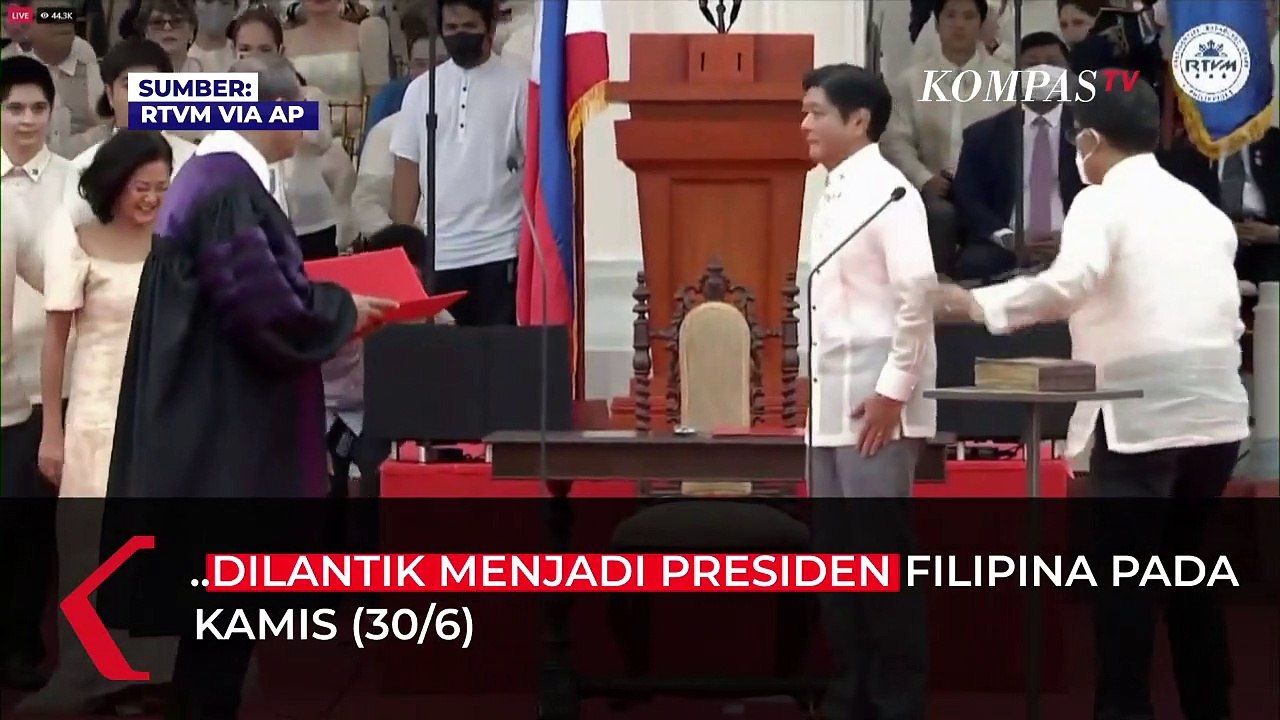 Marcos Jr Dilantik Jadi Presiden Filipina, Anak Eks Diktator yang Gantikan Duterte