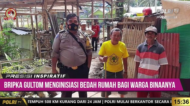 PRESISI Inspiratif : Bripka Gultom Menginisiasi Bedah Rumah Bagi Warga Binaannya (2/3)