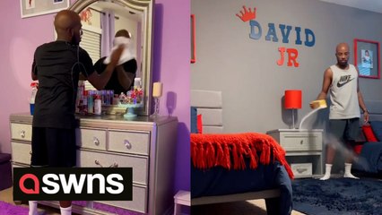 Texas father goes viral for teaching men to clean on TikTok