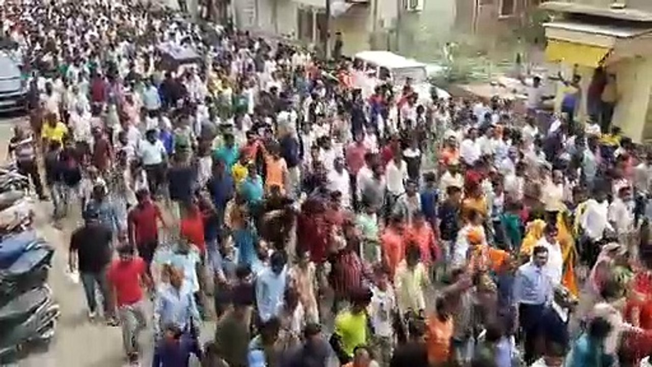 उदयपुर की घटना के विरोध में नागौर में सडक़ों पर उतरे हजारों लोग, फूटा गुस्सा