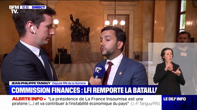 Jean-Philippe Tanguy estime que l'élection d'Éric Coquerel à la présidence de la Commission des finances est une piraterie