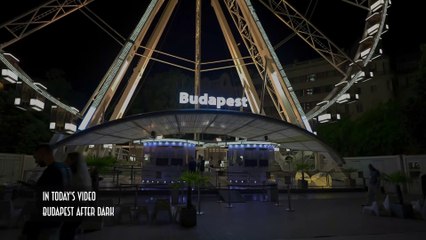 Budapest After Dark 2022   Budapest MidNight Walking Tour [4K HDR]