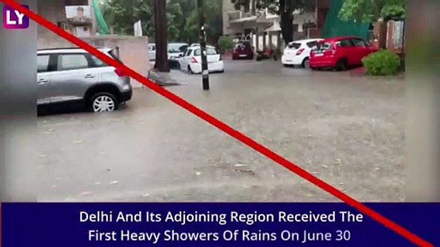Delhi-NCR Receives First Monsoon Showers of 2022, Traffic Snarls, Waterlogging Reported