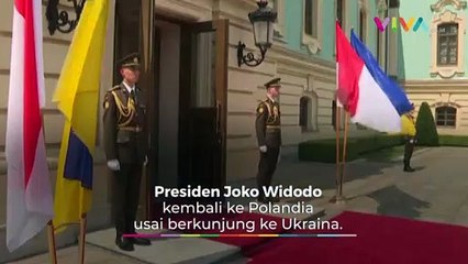 Dari Kyiv, Jokowi Berangkat ke Polandia Menuju Rusia