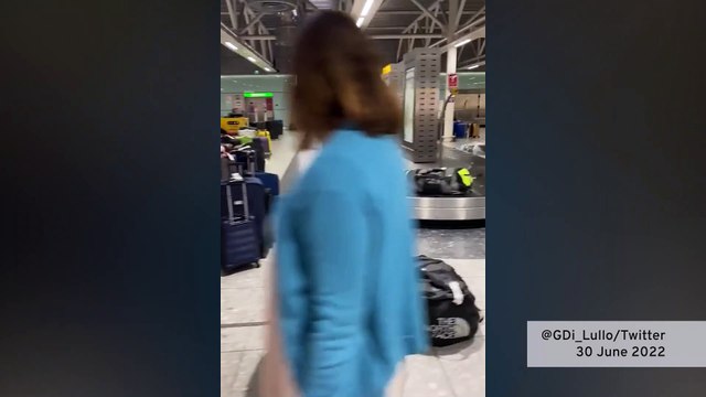 30 Cancelled flights at Heathrow Airport causes baggage pile-up