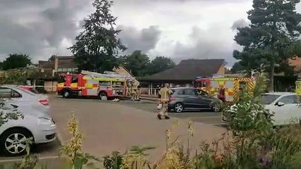 Scene of the Ecton Brook fire