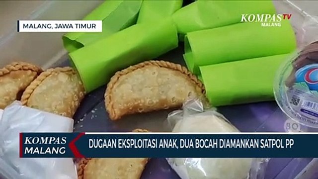 Dugaan Eksploitasi Anak, Satpol PP Amankan Dua Bocah Penjual Kue di Kota Malang