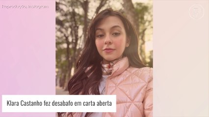 Klara Castanho quebra silêncio e se pronuncia sobre personagem polêmica na Netflix