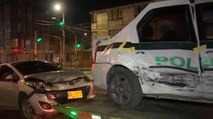 Patrulla de Policía habría provocado grave accidente en Bogotá