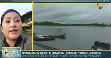 Nicaragua se mantiene en alerta ante arribo de tormenta tropical