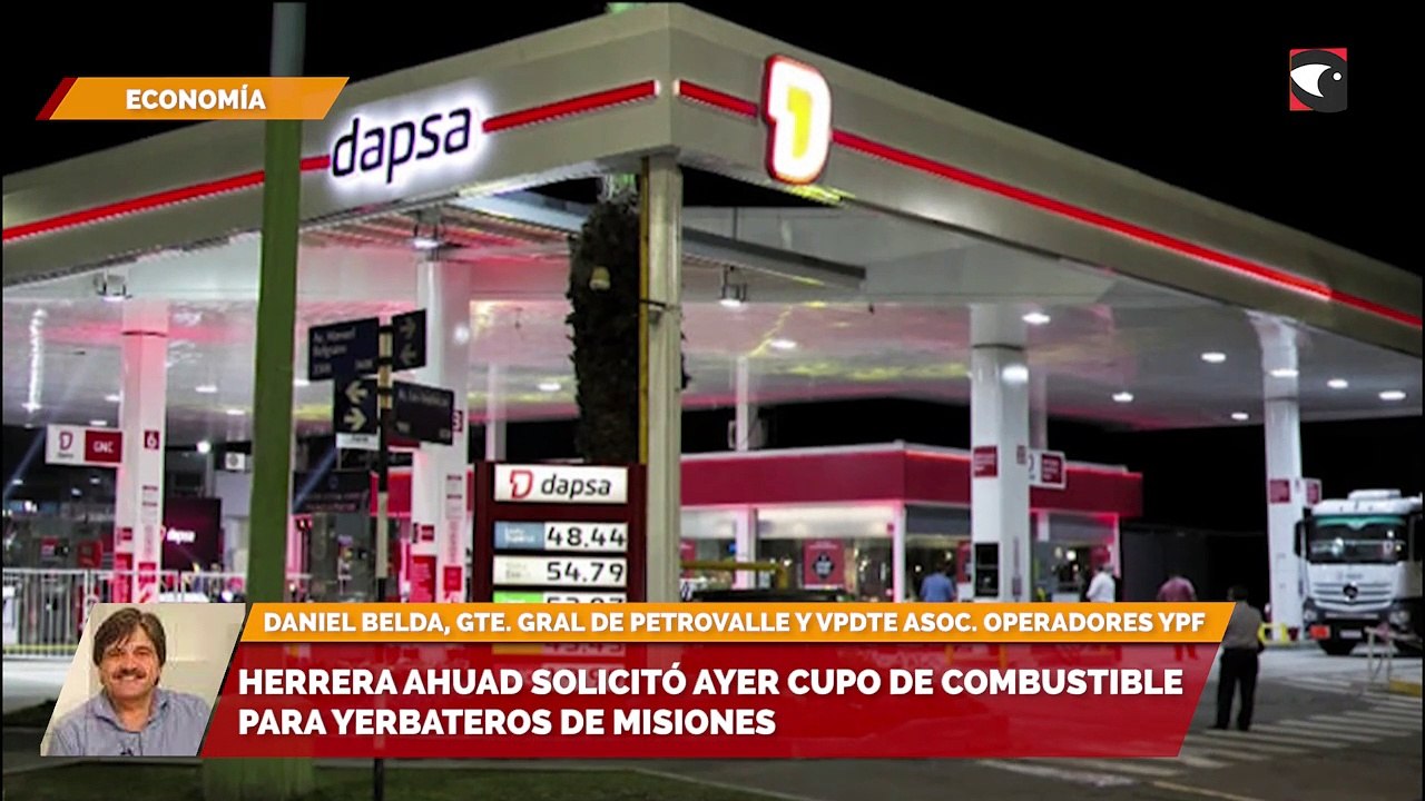 Herrera Ahuad solicitó ayer cupo de combustible para yerbateros de Misiones