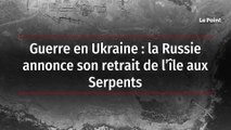 Guerre en Ukraine : la Russie annonce son retrait de l’île aux Serpents