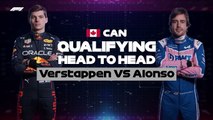 Verstappen vs. Alonso - Comparación vuelta de clasificación - F1 2022 - GP Canadá