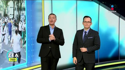 Atalo Mata Othón sorprende con la rutina aeróbica