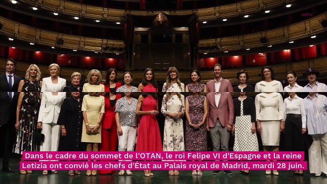 Letizia d'Espagne brise le protocole à deux reprises pour Brigitte Macron !