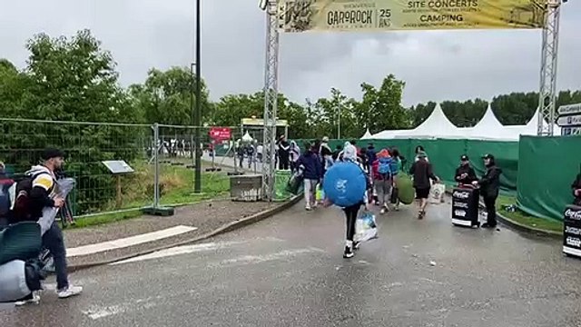 Les festivaliers sont arrivés