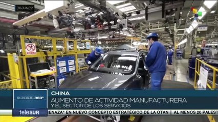 China repunta en la actividad manufacturera y el sector de los servicios
