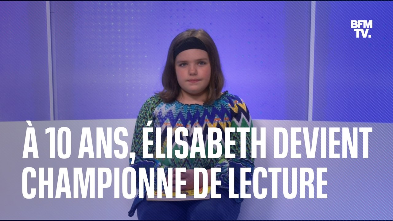 À 10 ans, Élisabeth remporte le concours des « Petits champions de la lecture »