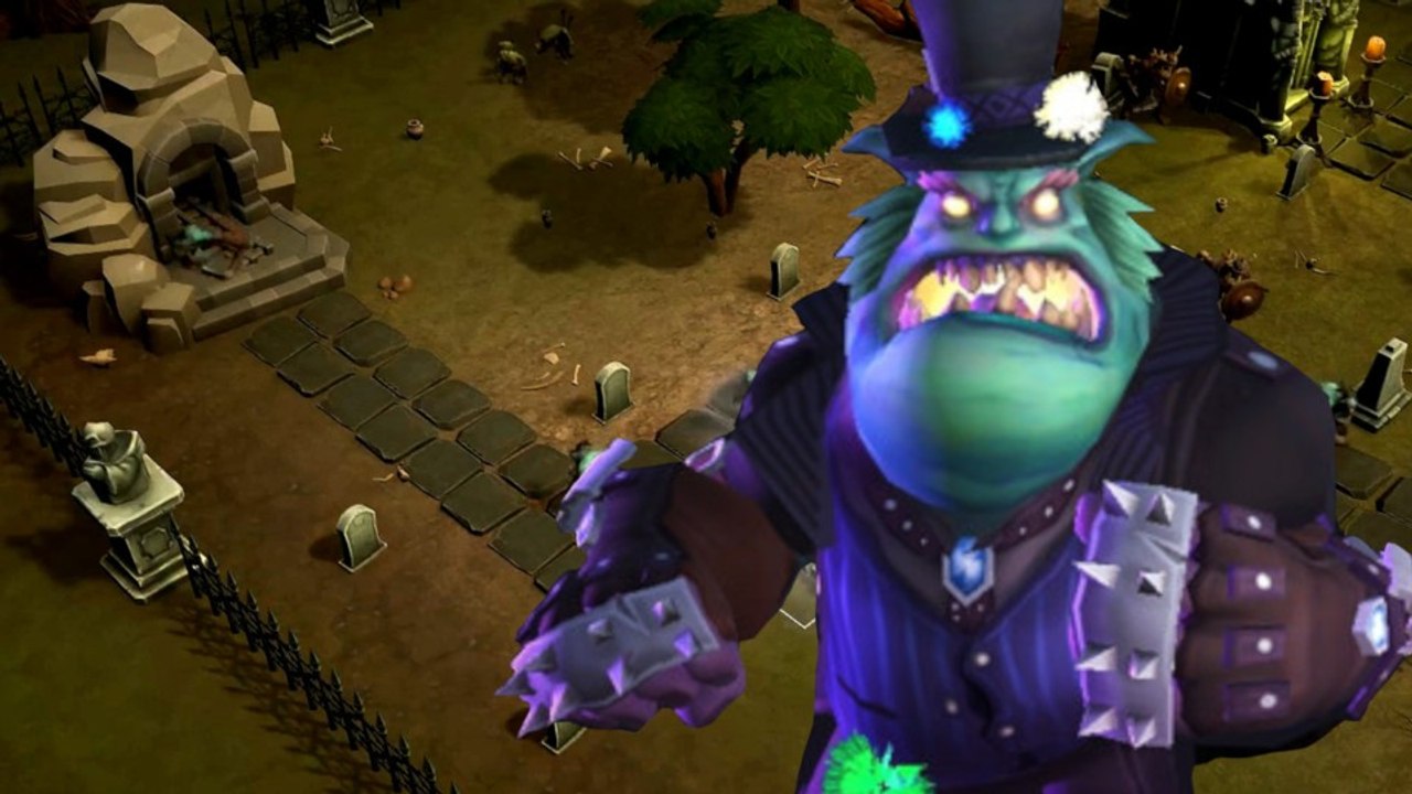 NecroCity ist ein Aufbauspiel, in dem Skelette eine Friedhof-Metropole bauen