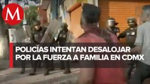 Enfrentamiento tras desalojo en la colonia Obrera, CdMx